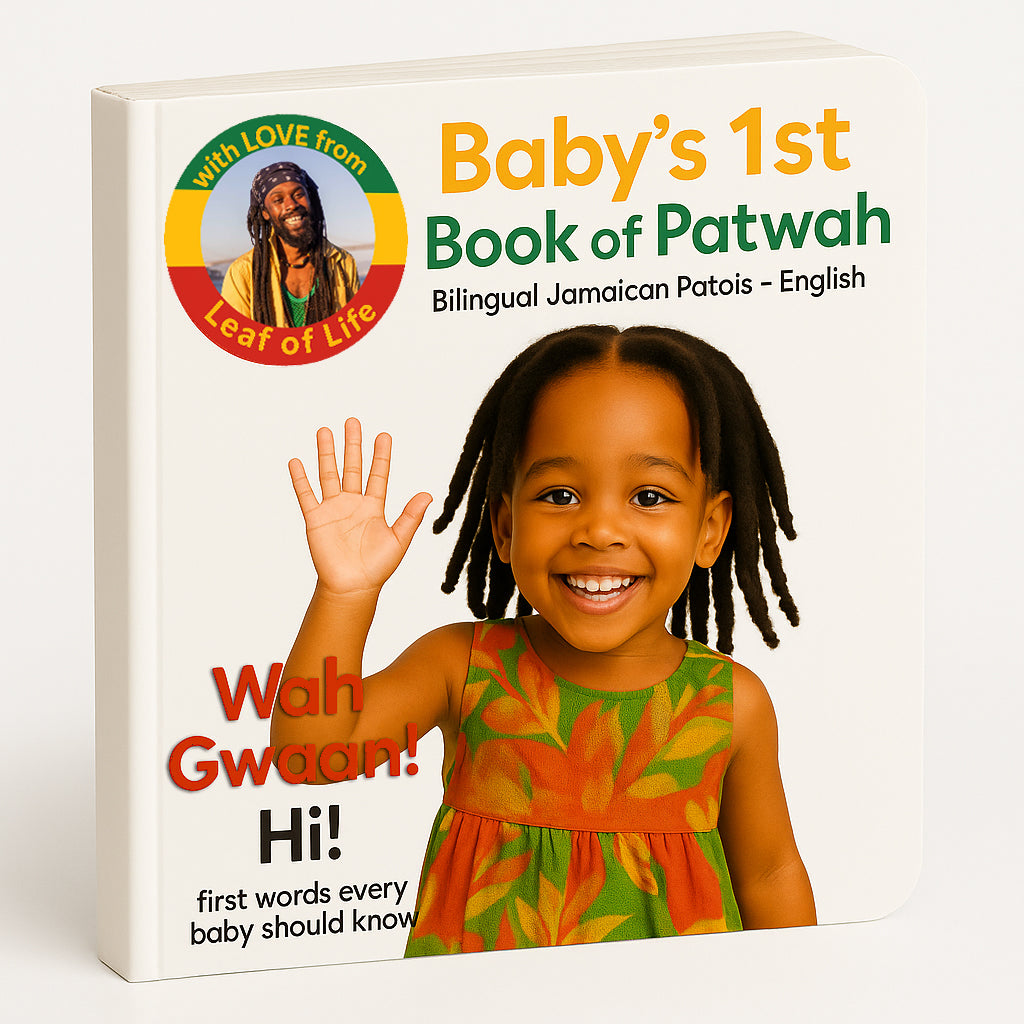 Baby’s 1st Book of Patwah - bilingual | Learn Jamaican Patois | Children’s Board Book